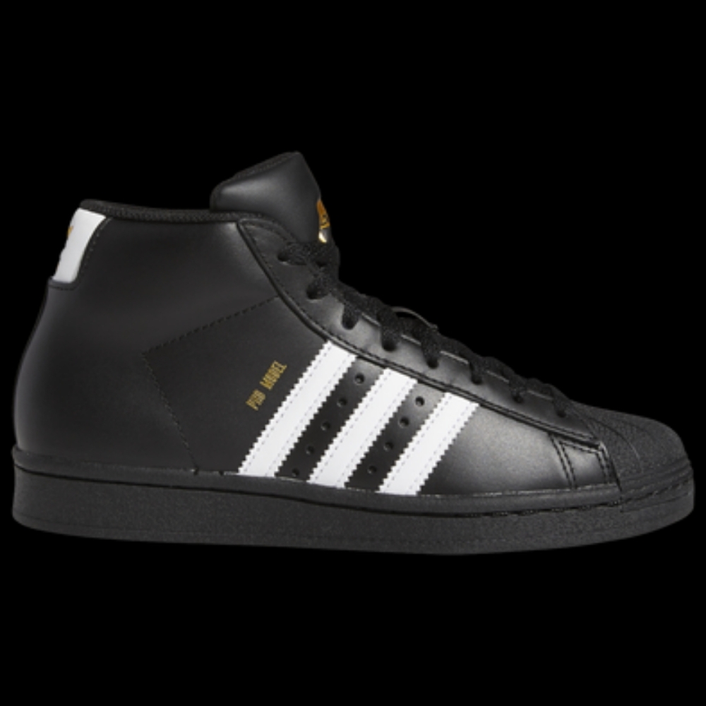 ADIDAS PRO MODEL LIMITED SIZE 14.5 BLK WHT GOLD